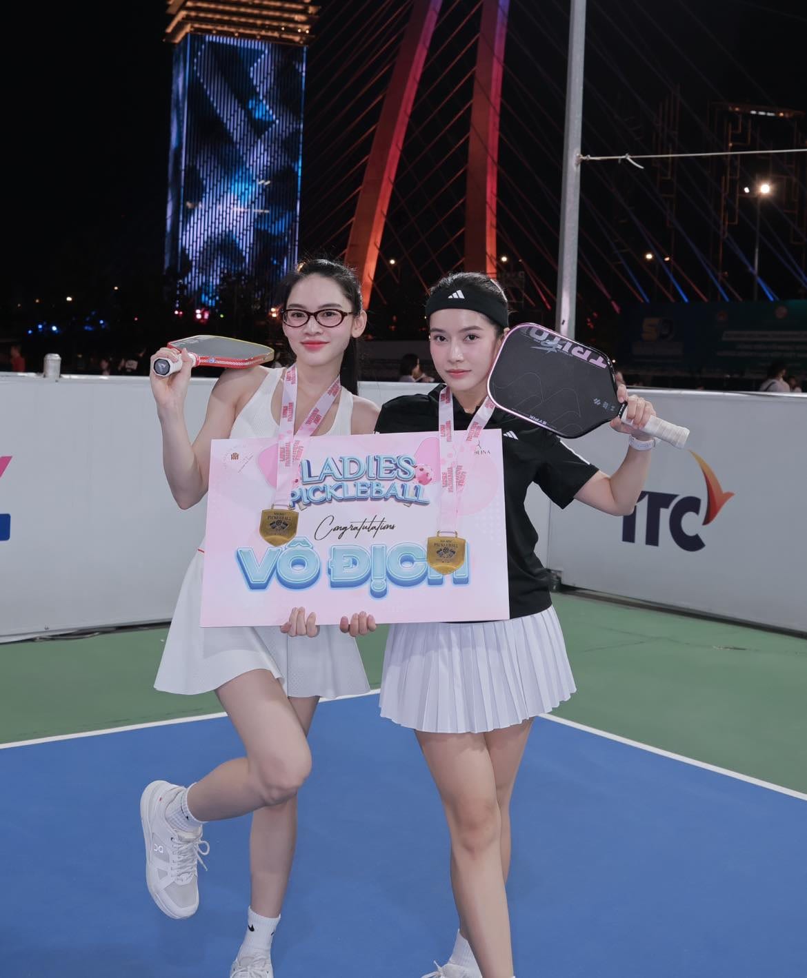 VĐV Sypik thi đấu pickleball