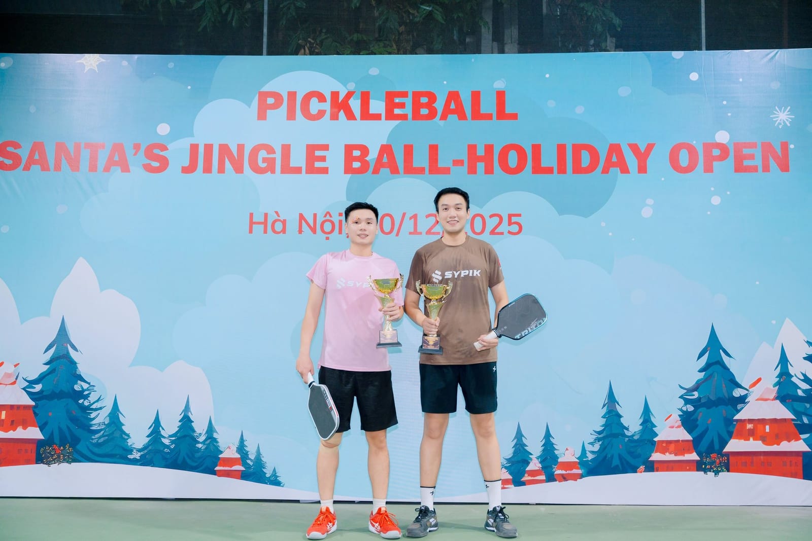 VĐV Sypik tại sân pickleball