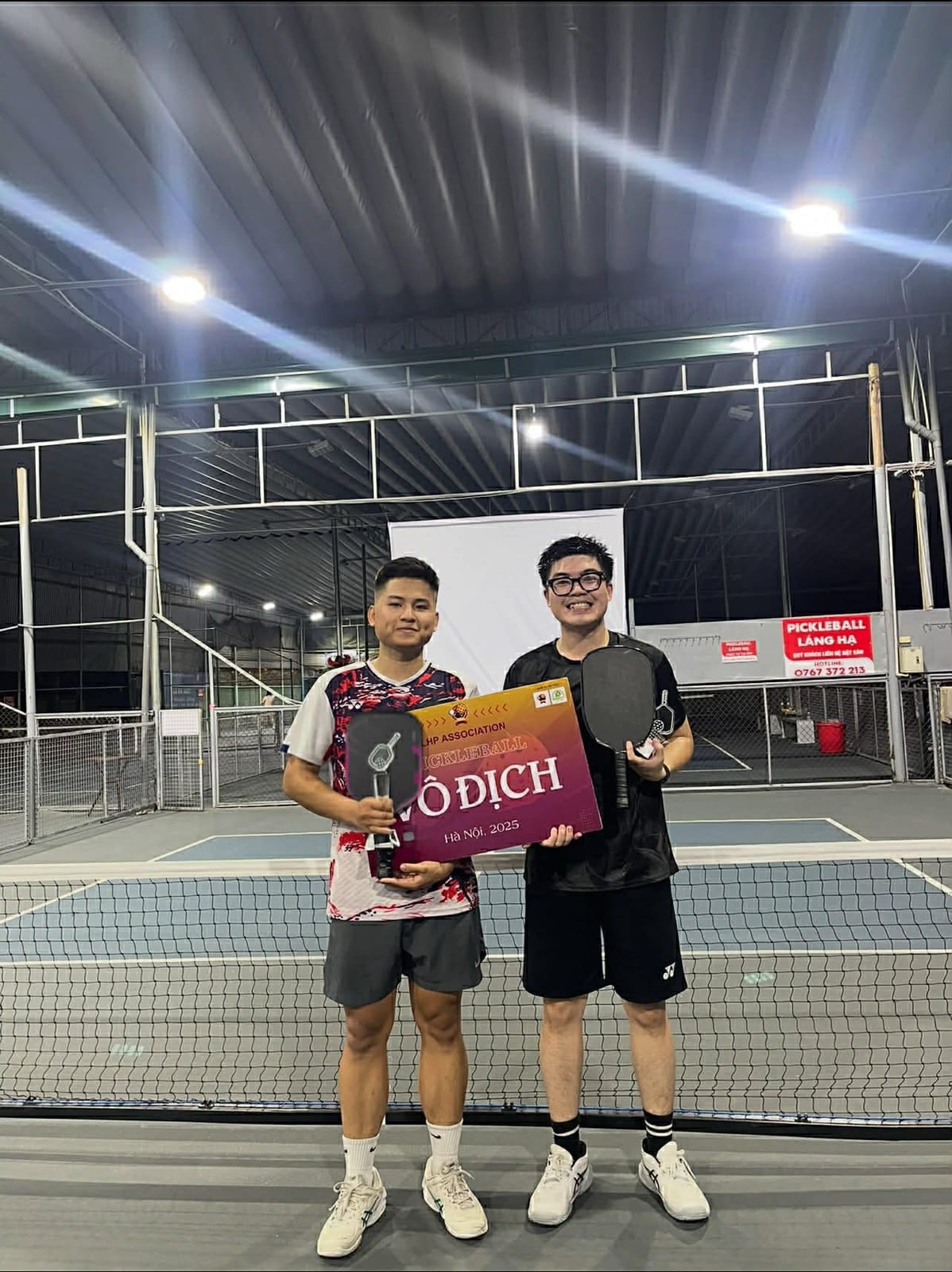 VĐV Sypik thi đấu pickleball