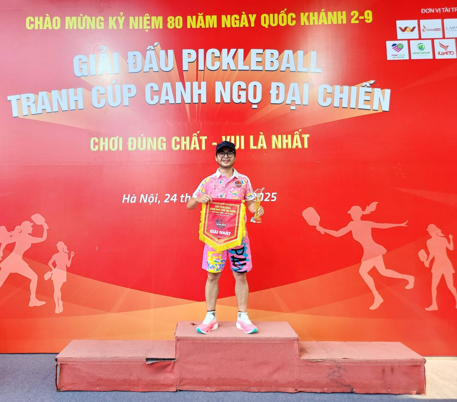 VĐV Sypik tại sân pickleball