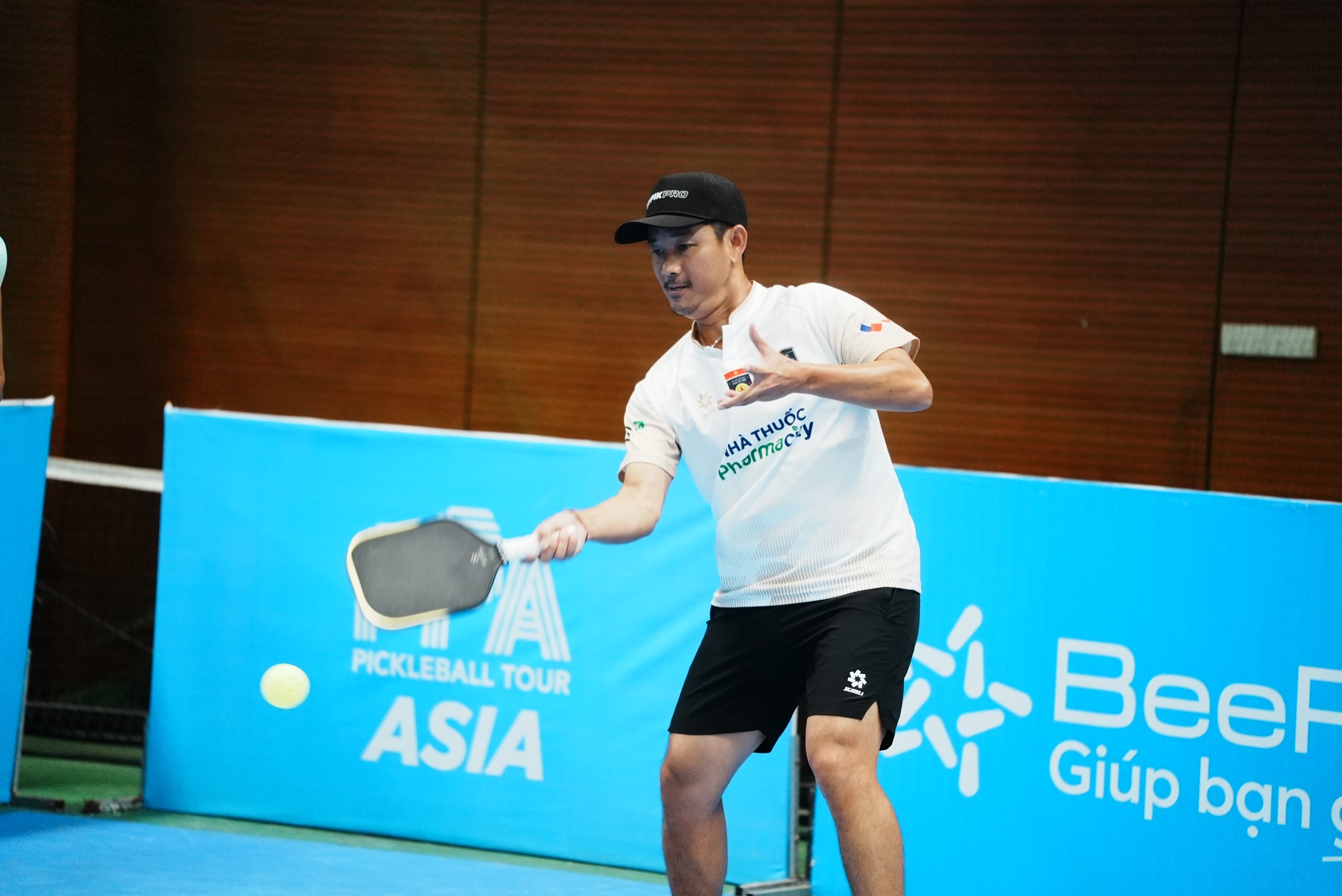 VĐV Sypik thi đấu pickleball