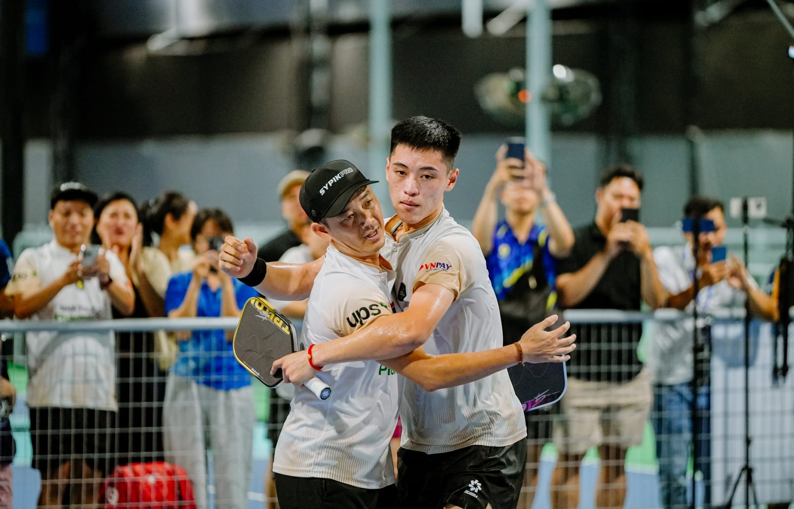 VĐV Sypik thi đấu pickleball