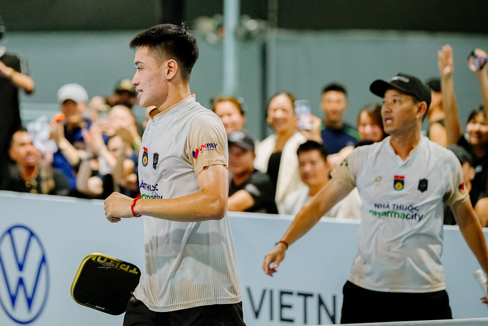 VĐV Sypik thi đấu pickleball